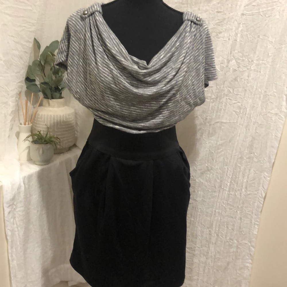 Cowl neck dress